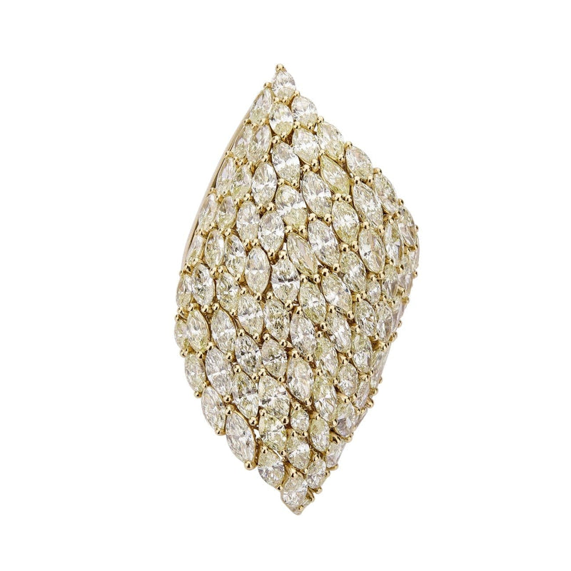 Etho Maria Jewelry - Marquis yellow diamond ring | Manfredi Jewels