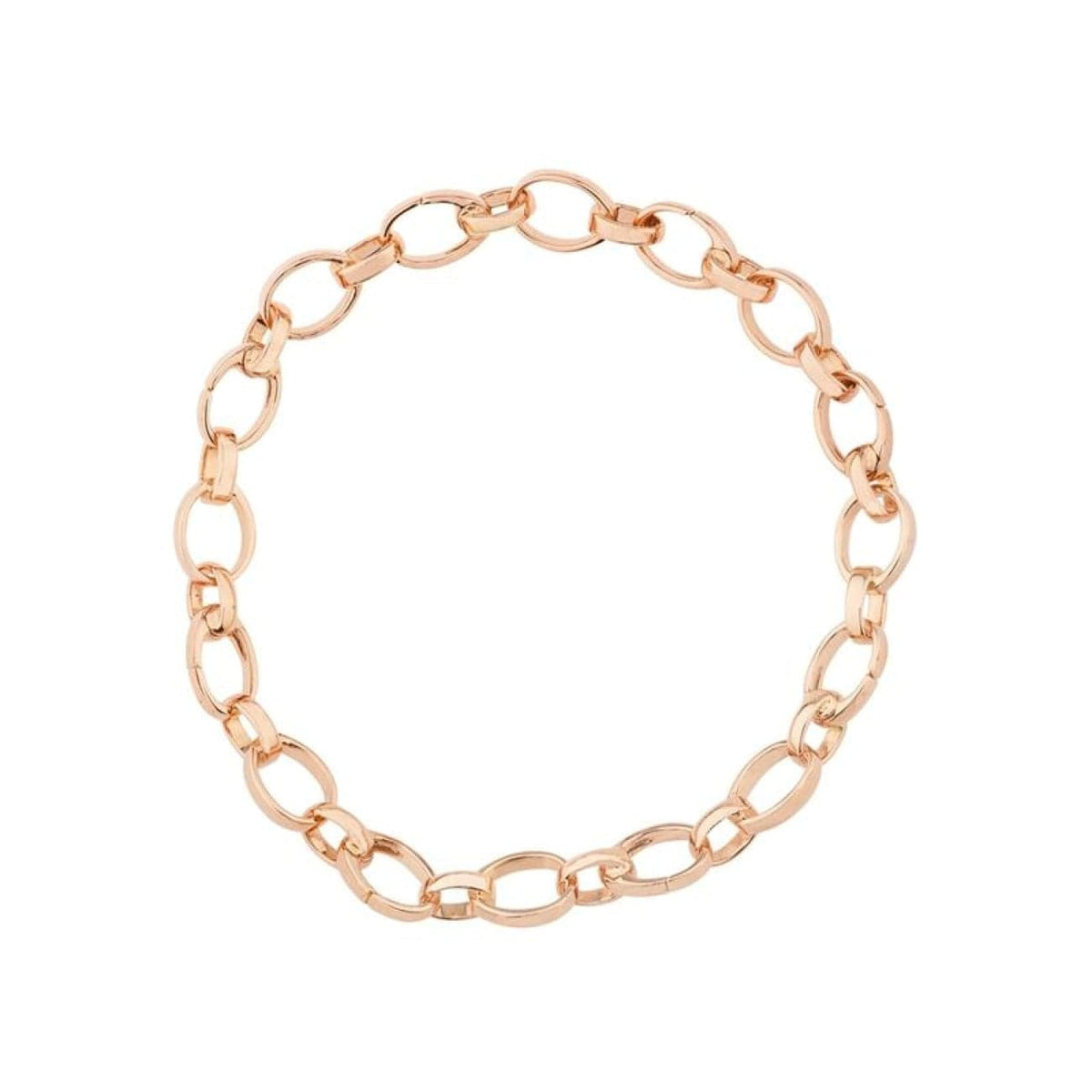 Fabergé Jewelry - 18K Rose Gold Chunky Chain Bracelet For Charms | Manfredi Jewels