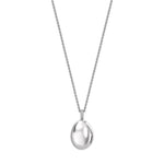 Fabergé Jewelry - 18K White Gold Egg Pendant | Manfredi Jewels