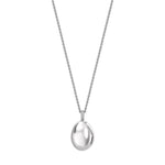 Fabergé Jewelry - 18K White Gold Egg Pendant | Manfredi Jewels