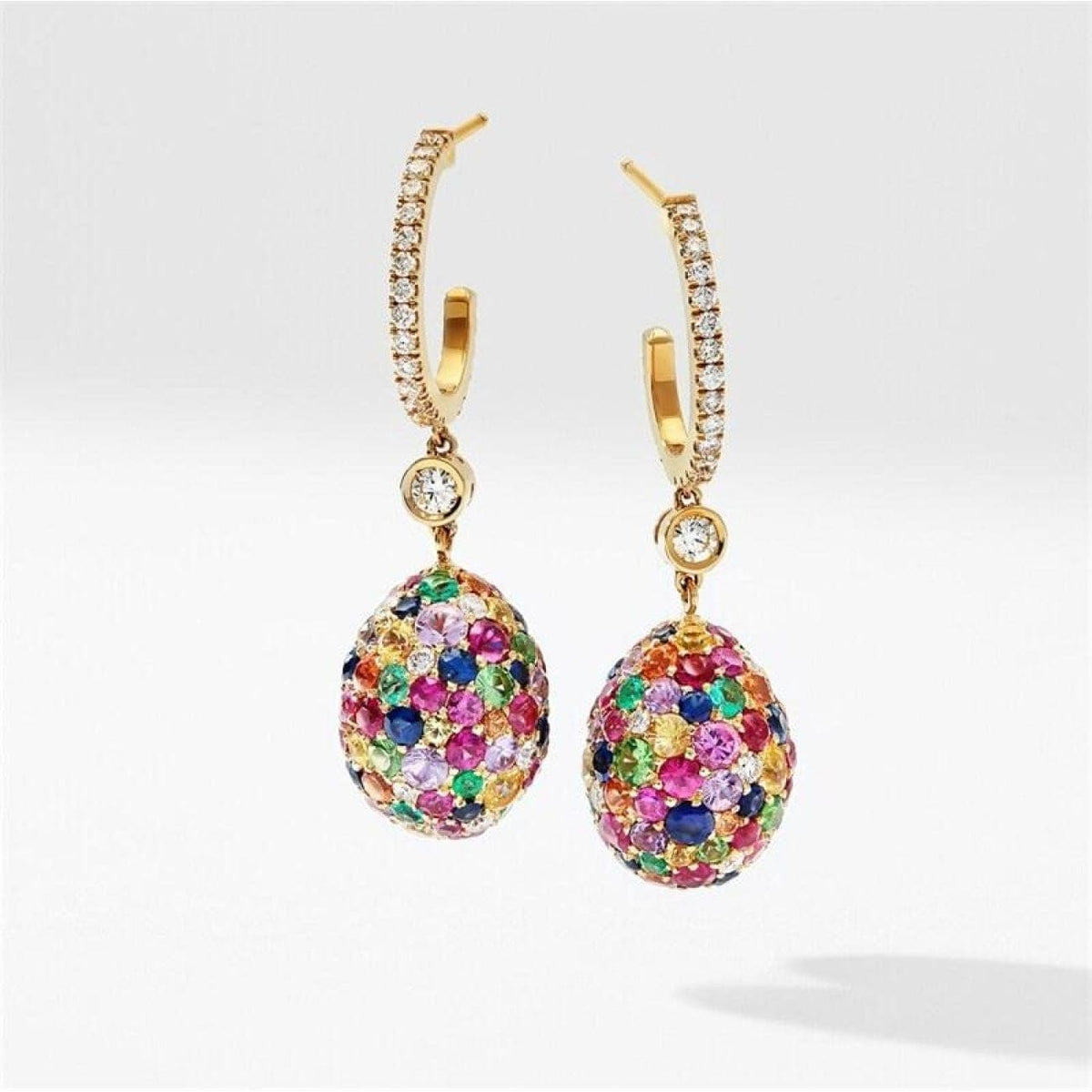 Fabergé Jewelry - Emotion Multi-Coloured Earrings | Manfredi Jewels