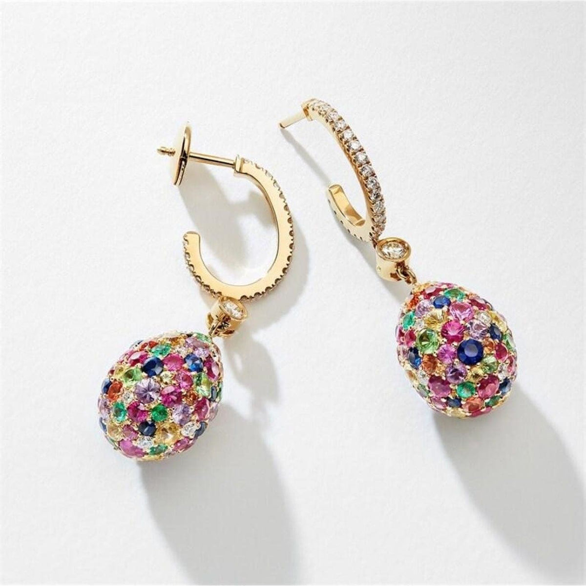 Fabergé Jewelry - Emotion Multi-Coloured Earrings | Manfredi Jewels