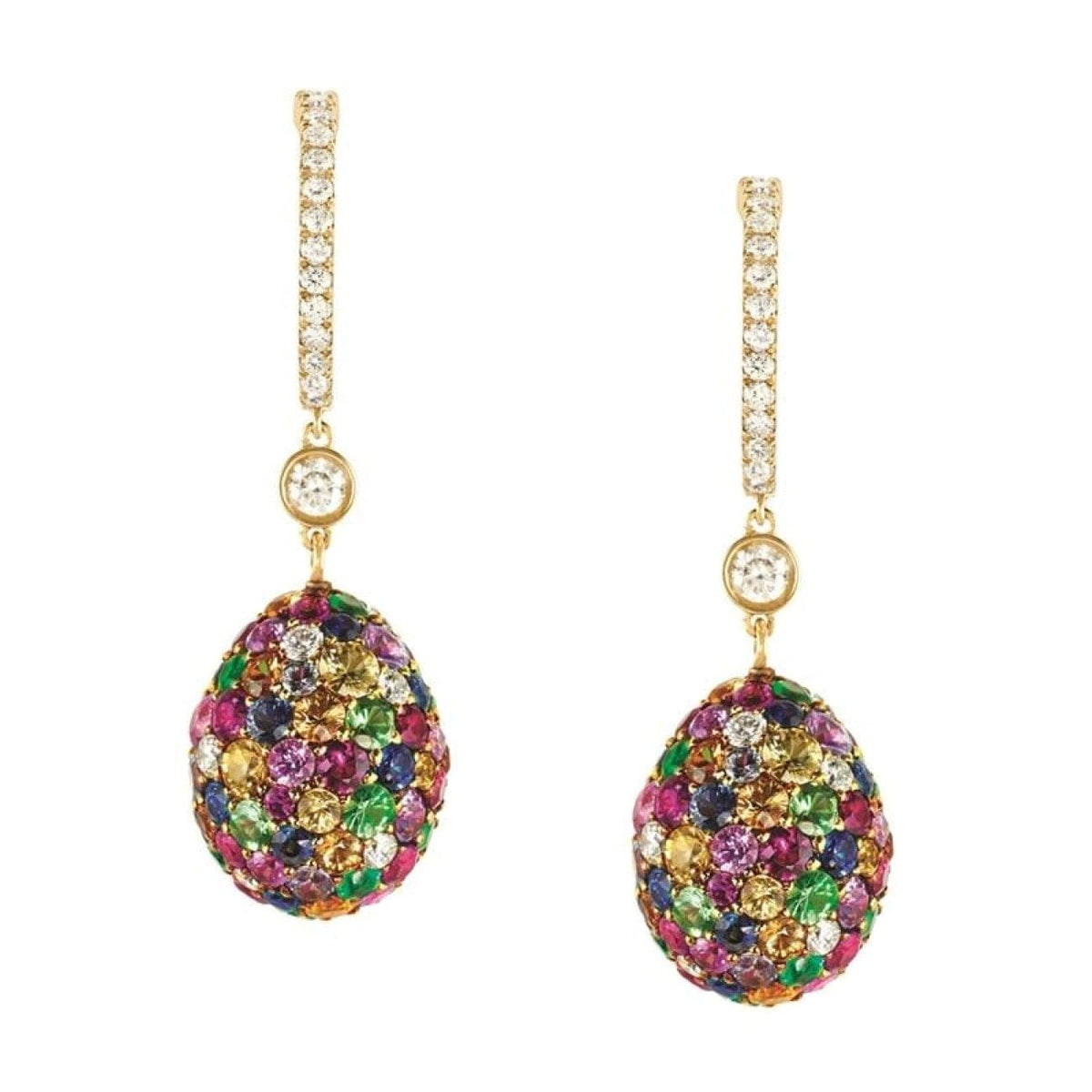 Fabergé Jewelry - Emotion Multi-Coloured Earrings | Manfredi Jewels