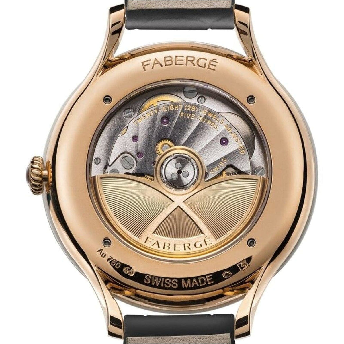 Fabergé Watches - Flirt 36MM 18 Karat Rose Gold - Anthracite Dial | Manfredi Jewels