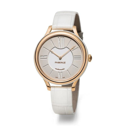 Flirt 36MM 18 Karat Rose Gold - White Dial