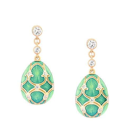 Fabergé Jewelry - Palais Tsarskoye Selo Turquoise Earrings | Manfredi Jewels