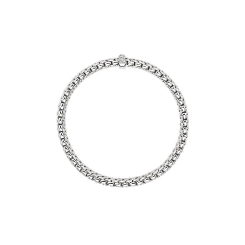 Fope Jewelry - 18k WHITE GOLD VENDOME FLEX IT BRACELET | Manfredi Jewels