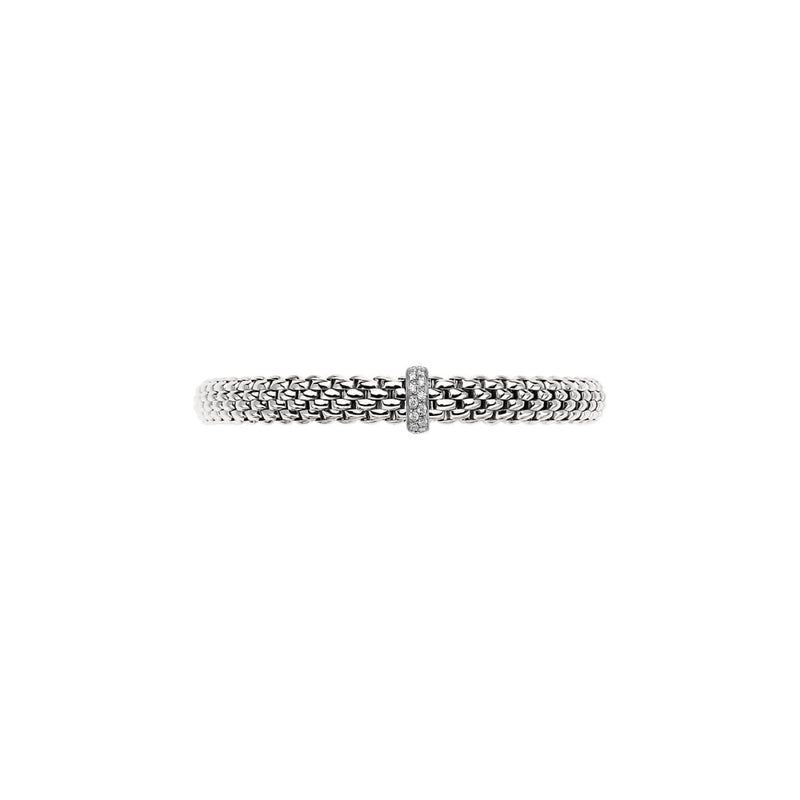 Fope Jewelry - 18k WHITE GOLD VENDOME FLEX IT BRACELET | Manfredi Jewels