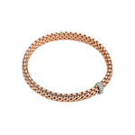 Fope Jewelry - 18KT ROSE & WHITE GOLD VENDOME BRACELET | Manfredi Jewels