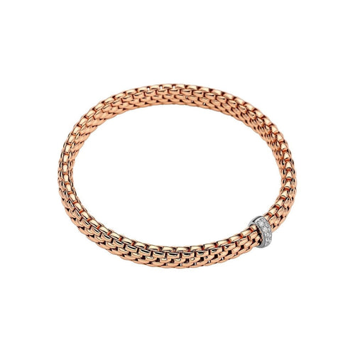 Fope Jewelry - 18KT ROSE & WHITE GOLD VENDOME BRACELET | Manfredi Jewels