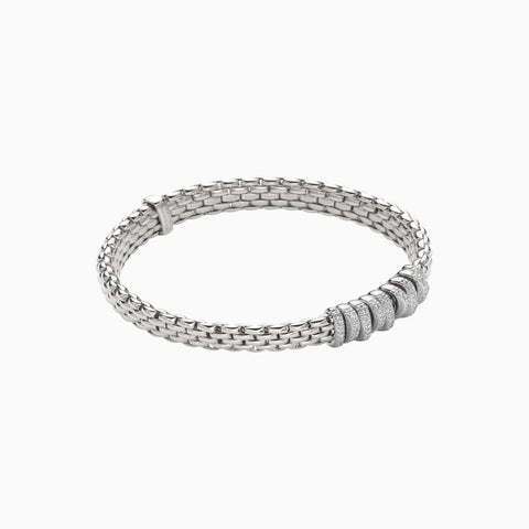 18KT WHITE GOLD PANORAMA BRACELET