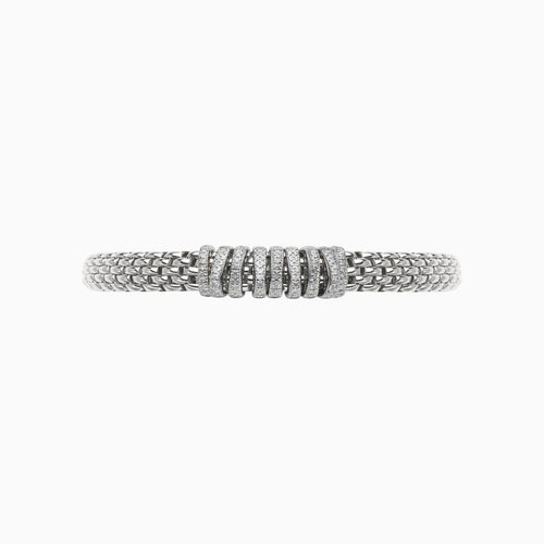 Fope Jewelry - 18KT WHITE GOLD PANORAMA BRACELET | Manfredi Jewels