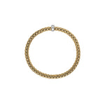 Fope Jewelry - 18KT YELLOW & WHITE GOLD VENDOME FLEX IT BRACELET SET WITH DIAMONDS | Manfredi Jewels