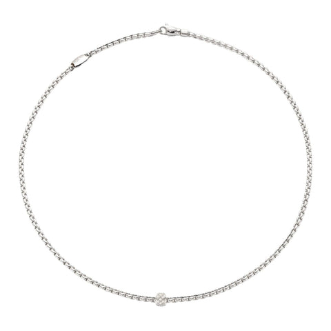 Necklace with diamond pave'