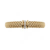 Fope Jewelry - PANORAMA 18K YELLOW GOLD FLEX IT BRACELET SET WITH DIAMONDS | Manfredi Jewels