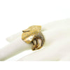 Gatto Jewelry - Diamond Gold Ginkgo Leaf Ring | Manfredi Jewels