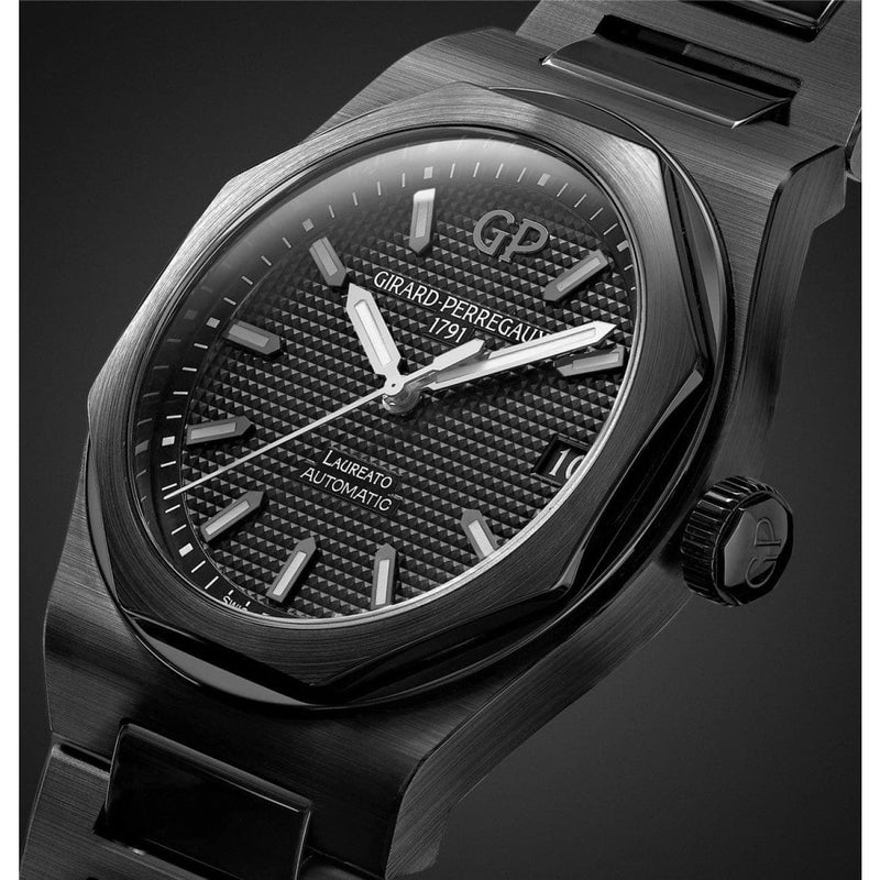 Girard-Perregaux Watches - Laureato 42 mm Ceramic | Manfredi Jewels