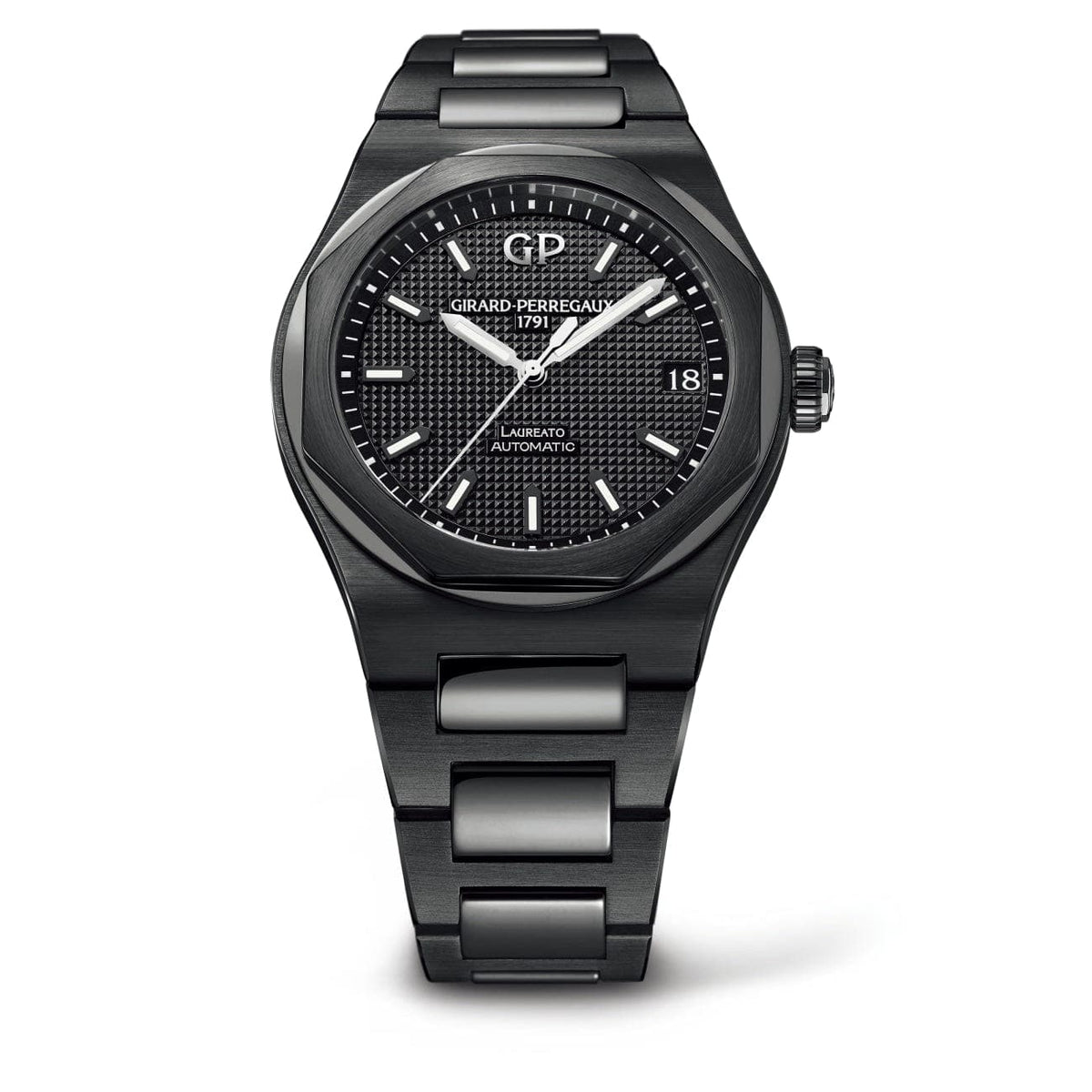 Girard-Perregaux Watches - Laureato 42 mm Ceramic | Manfredi Jewels