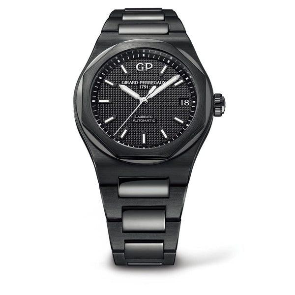 Girard-Perregaux Watches - Laureato 42 mm Ceramic | Manfredi Jewels