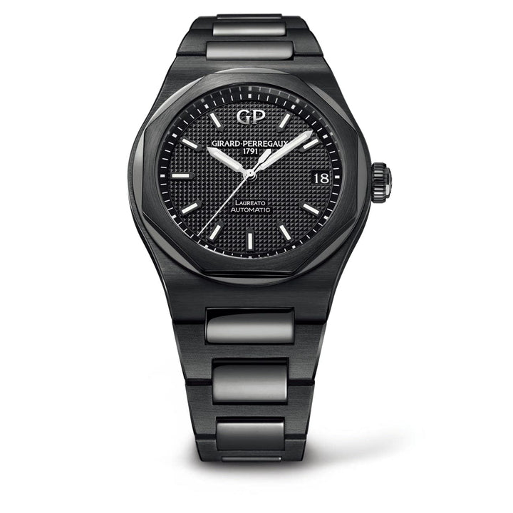 Girard-Perregaux Watches - Laureato 42 mm Ceramic | Manfredi Jewels