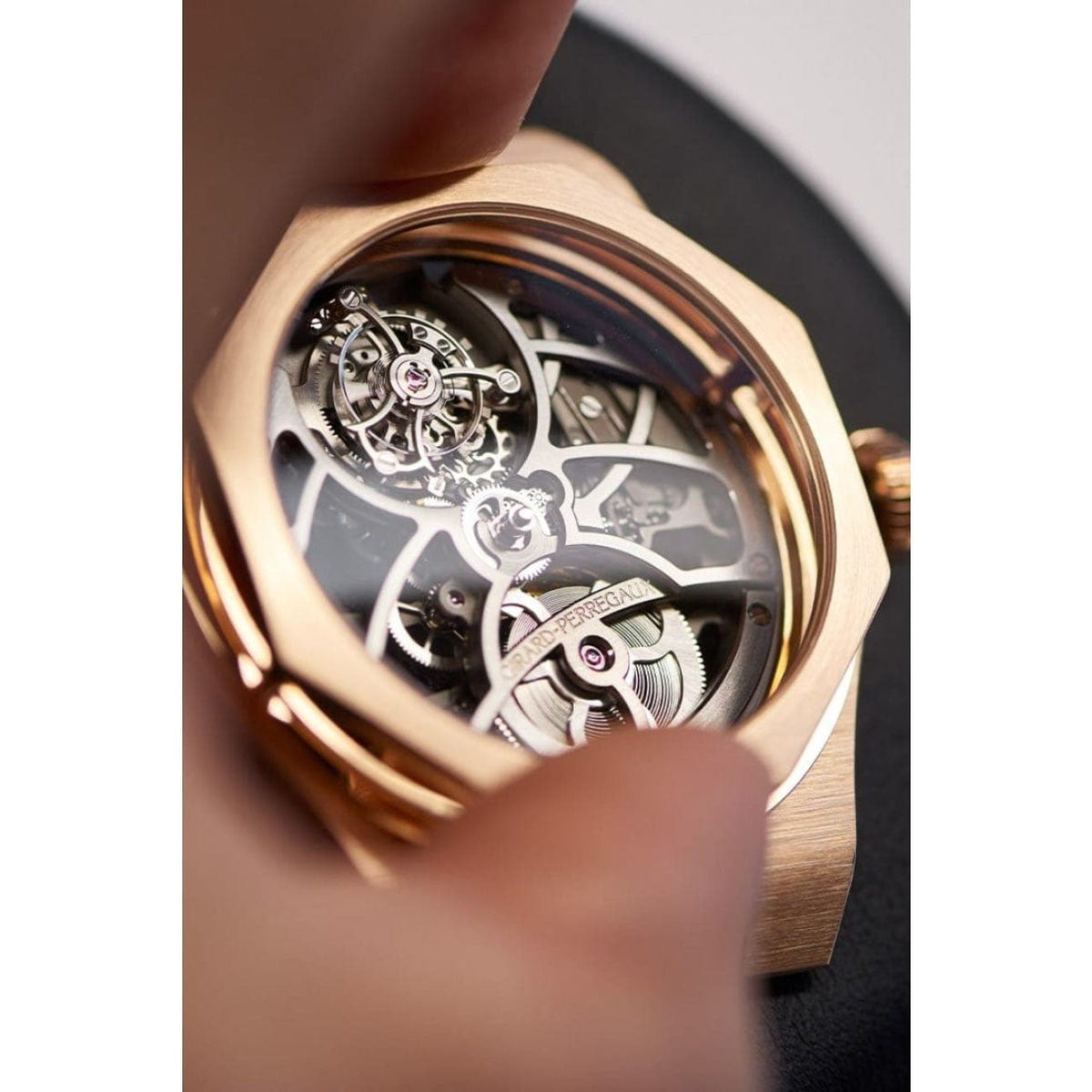 Girard-Perregaux Watches - LAUREATO FLYING TOURBILLON SKELETON (PRE-ORDER) | Manfredi Jewels