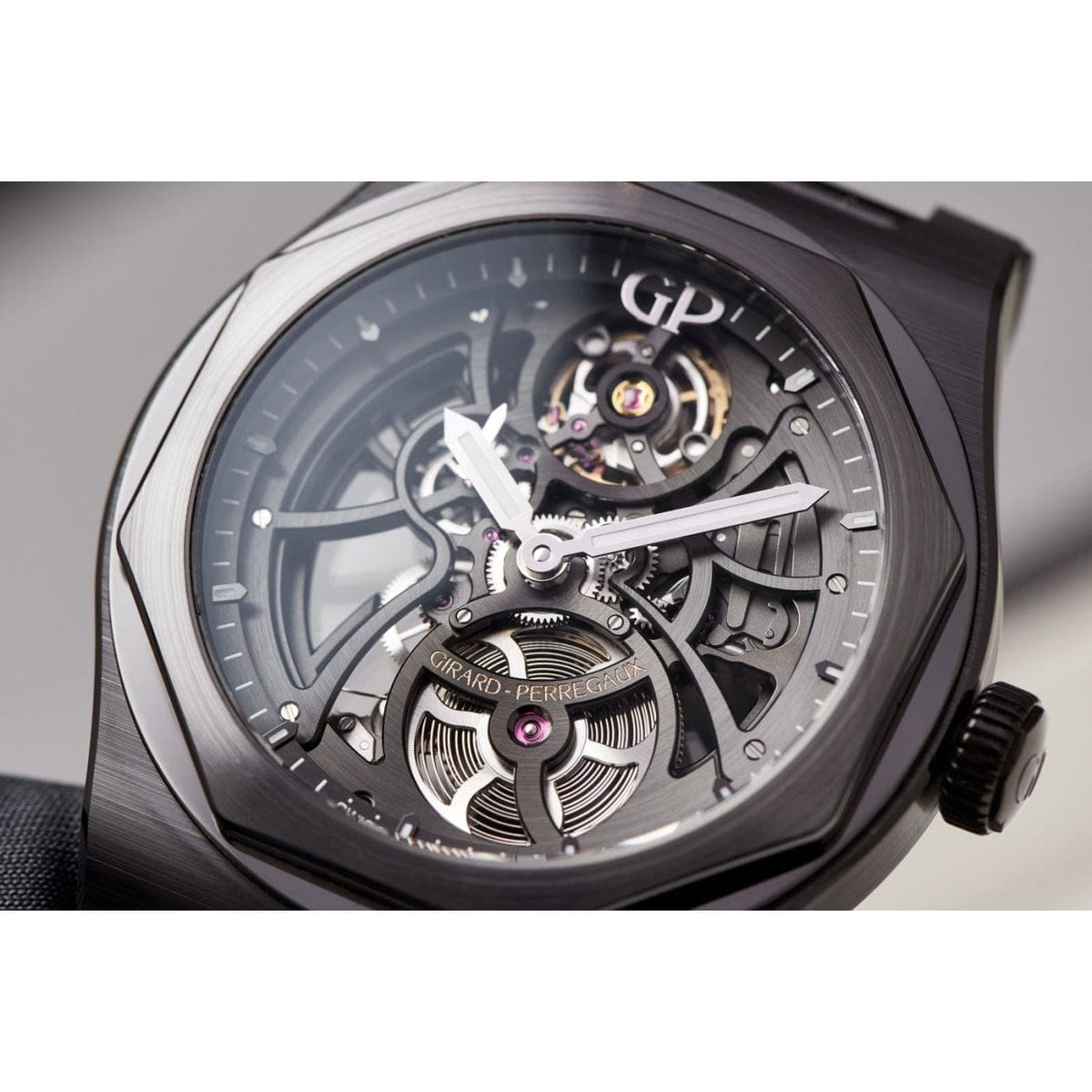 Girard-Perregaux Watches - LAUREATO SKELETON CERAMIC (PRE-ORDER) | Manfredi Jewels