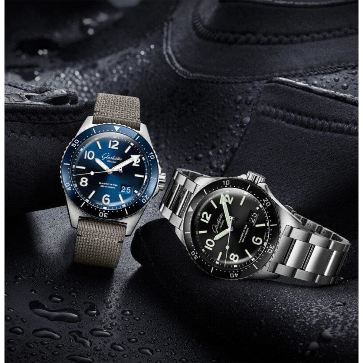 Glashütte Original Watches - SeaQ Panorama Date | Manfredi Jewels