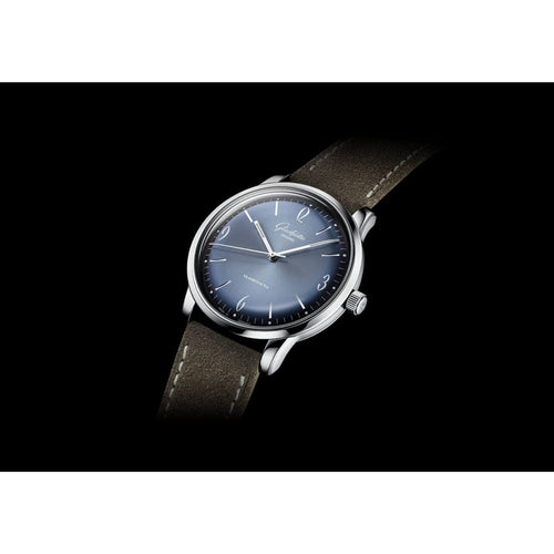 Glashütte Original Watches - VINTAGE COLLECTION SIXTIES COOL CLASSIC IN GLACIER BLUE | Manfredi Jewels