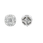 Gregg Ruth Jewelry - .53 Carat 18K White Gold Diamond Earrings | Manfredi Jewels