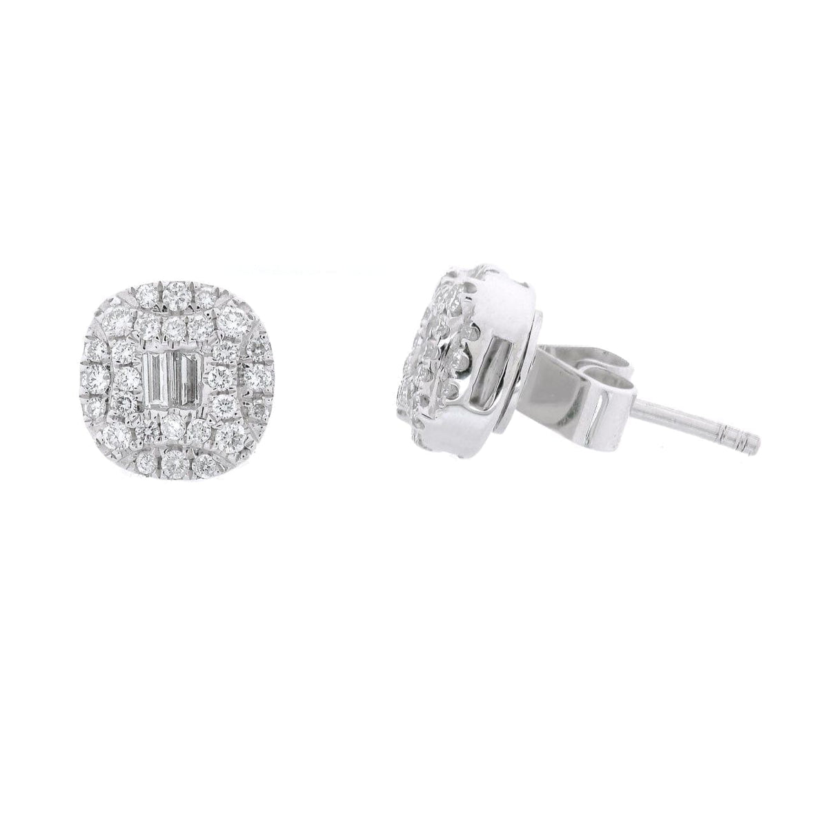 Gregg Ruth Jewelry - Gregg Ruth.53 Carat 18K White Gold Diamond Earrings | Manfredi Jewels
