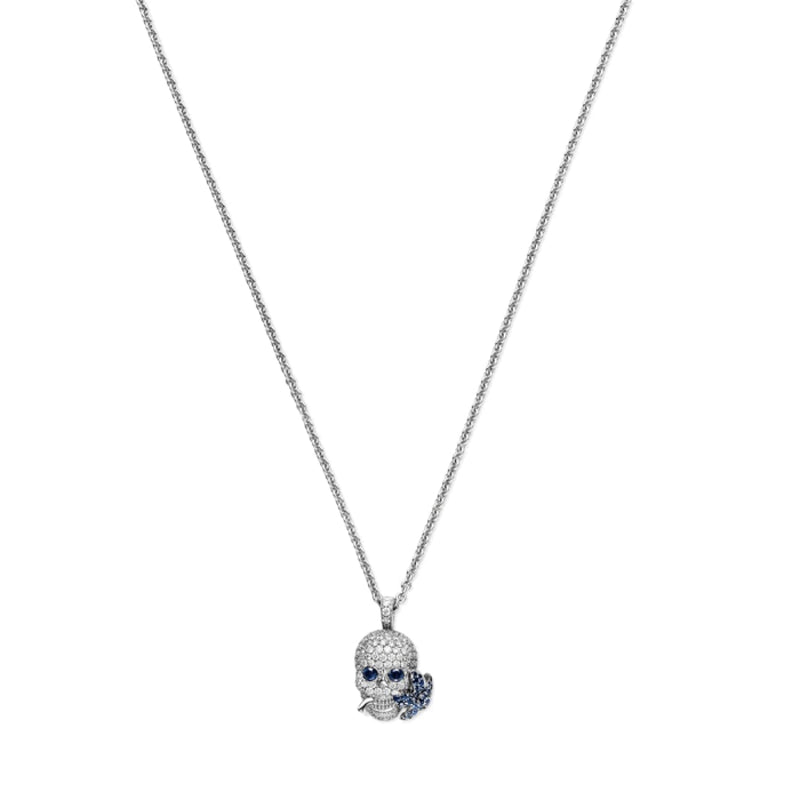 Gucci Jewelry - Flora Diamond And Sapphire Pendant | Manfredi Jewels