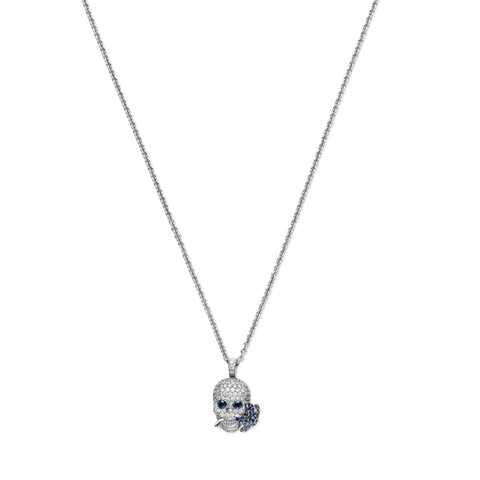 Flora Diamond And Sapphire Pendant