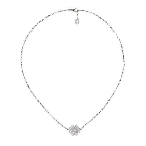 Gucci Jewelry - Flora Gg& Flower Diamond Necklace | Manfredi Jewels