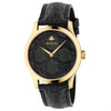 Gucci Watches - G-Timeless Black Leather Strap Watch YA1264034A | Manfredi Jewels