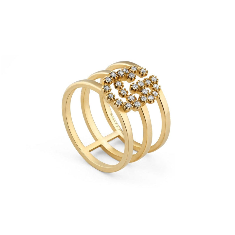 Gucci Jewelry - Gg Running First Phalanx And Diamond Ring | Manfredi Jewels