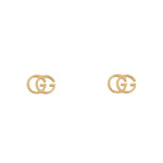 Gucci Jewelry - GG Running Yellow Gold Stud Earrings | Manfredi Jewels