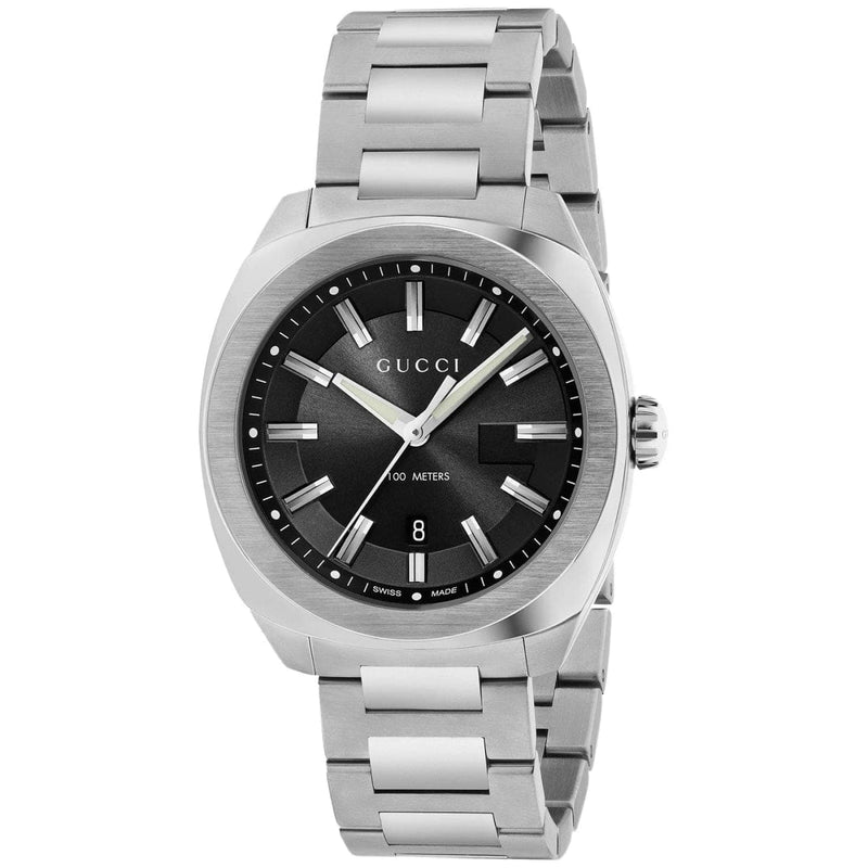 Gucci Watches - GG2570 Swiss Stainless Steel Bracelet Watch 41mm YA142301 | Manfredi Jewels