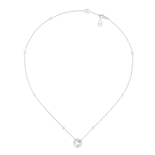 Gucci Jewelry - Icon Heart 18K White Gold Necklace | Manfredi Jewels