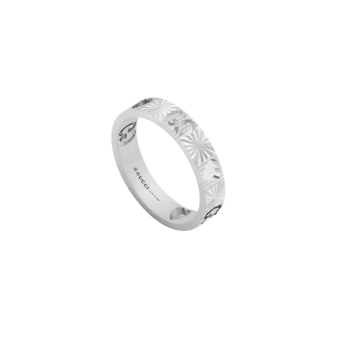 Icon Heart 18K White Gold Ring