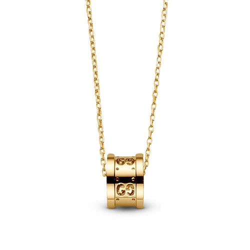 Gucci Jewelry - Icon Twirl Gg 7MM Pendant Ybb21416900200U Yg Jewl | Manfredi Jewels