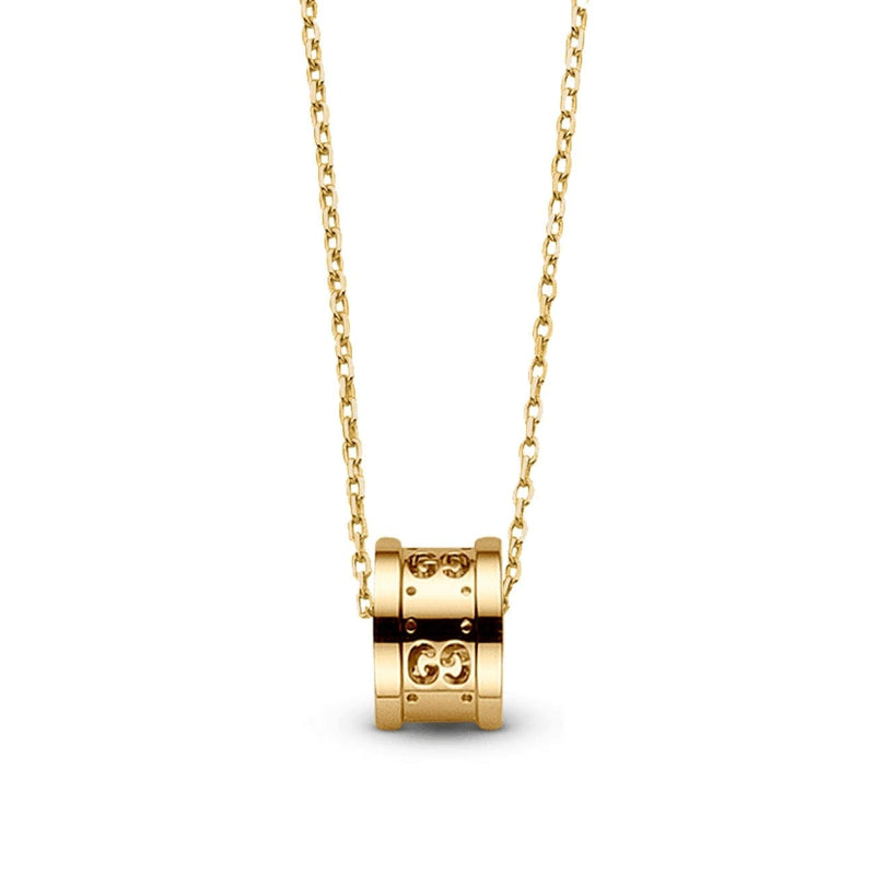 Gucci Jewelry - Icon Twirl Gg 7MM Pendant Ybb21416900200U Yg Jewl | Manfredi Jewels