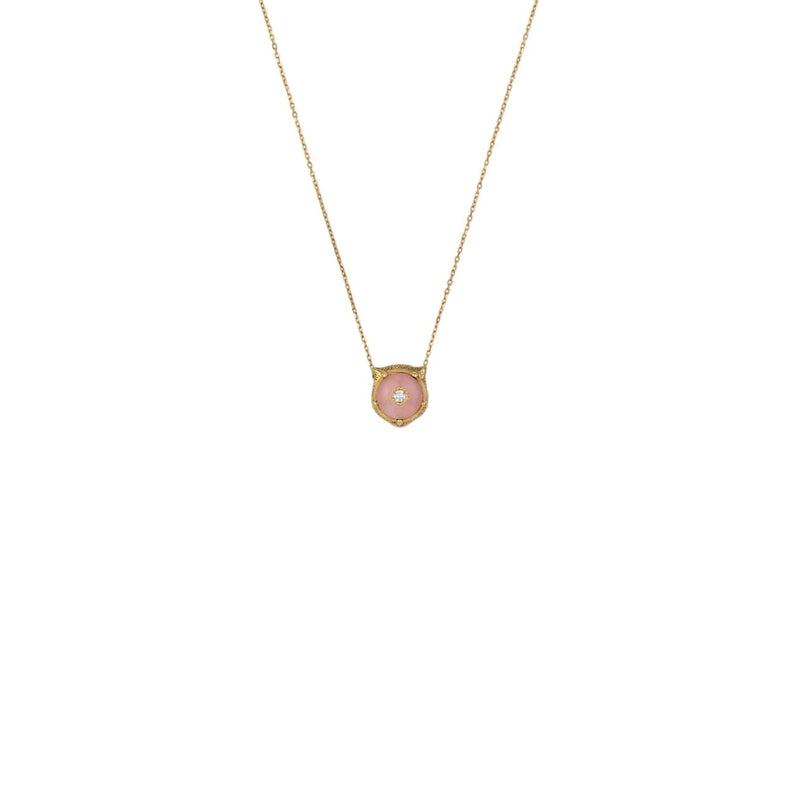 Gucci Jewelry - Le Marché Des Merveilles Pink Opals And Diamonds Necklace | Manfredi Jewels