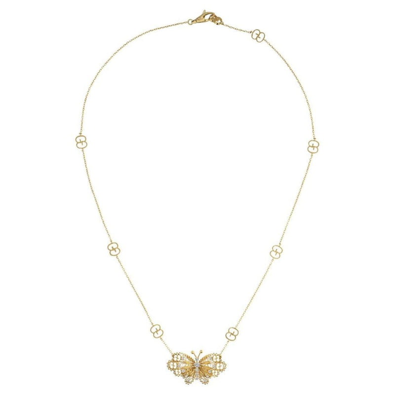 Gucci Jewelry - Le Marche’ Des Merveilles Yellow Gold and Diamond Necklace | Manfredi Jewels