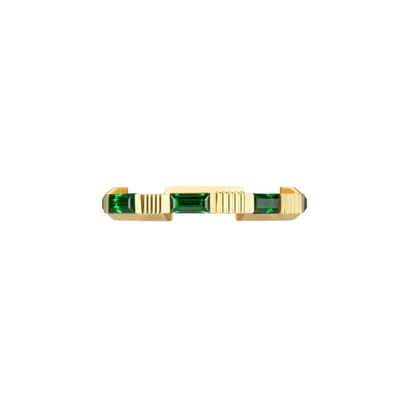 Gucci Jewelry - Link To Love 18K Yellow Gold Tourmaline Ring | Manfredi Jewels