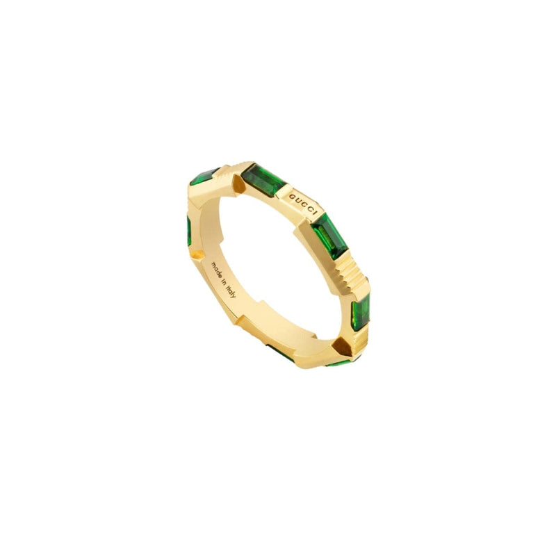 Gucci Jewelry - Link To Love 18K Yellow Gold Tourmaline Ring | Manfredi Jewels