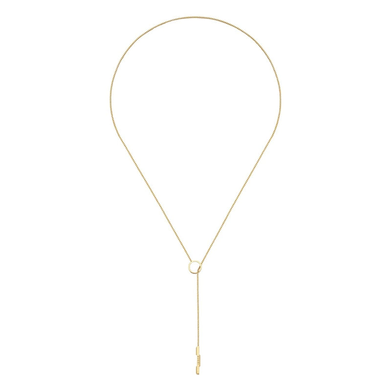 Gucci Jewelry - Link To Love Lariat 18K Yellow Gold Necklace | Manfredi Jewels
