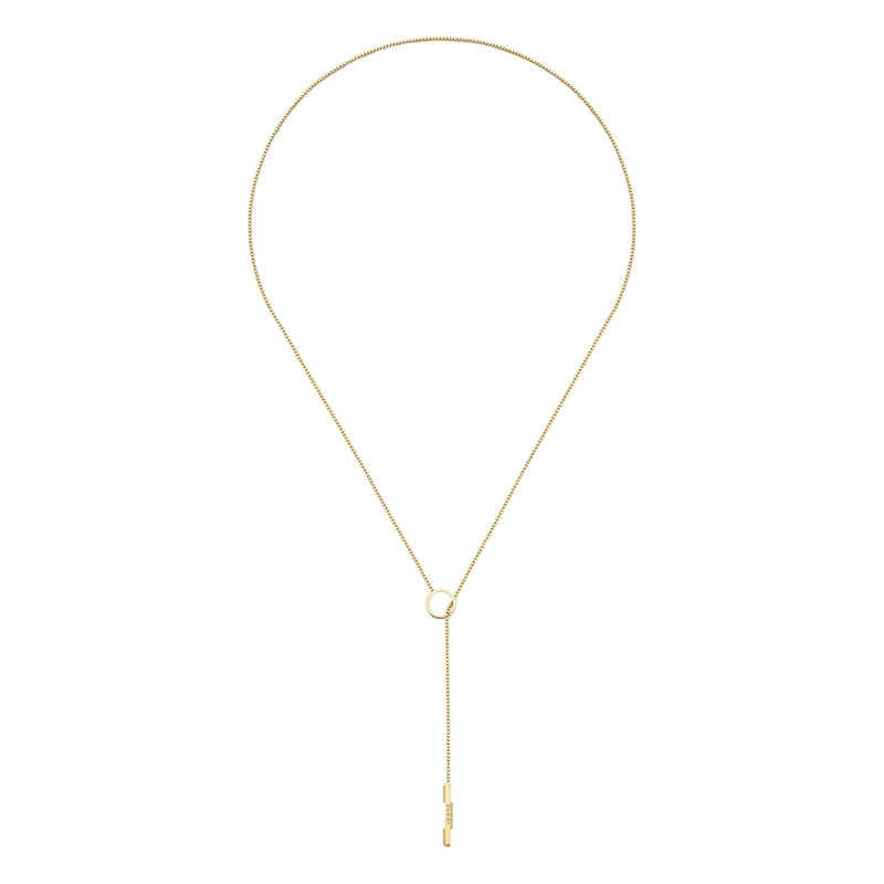 Gucci Jewelry - Link To Love Lariat 18K Yellow Gold Necklace | Manfredi Jewels