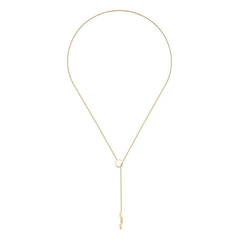 Link To Love Lariat 18K Yellow Gold Necklace