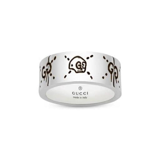 Gucci Jewelry - Silver Ghost 9mm Band Ring | Manfredi Jewels