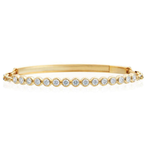 18KT Yellow Gold Diamond Moonlight Bracelet